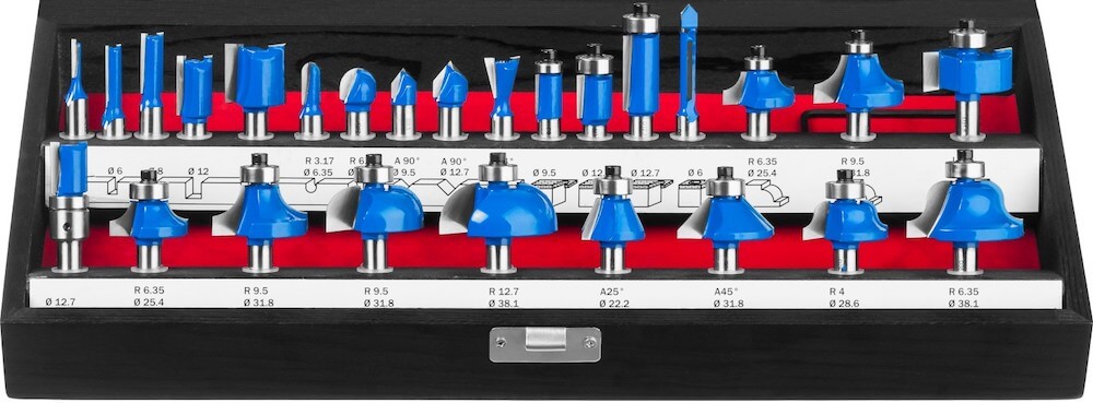 Набор фрез по дереву
