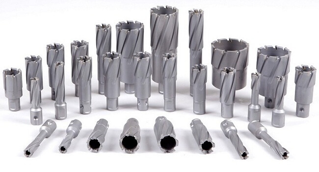 Корончатые сверла различных диаметров