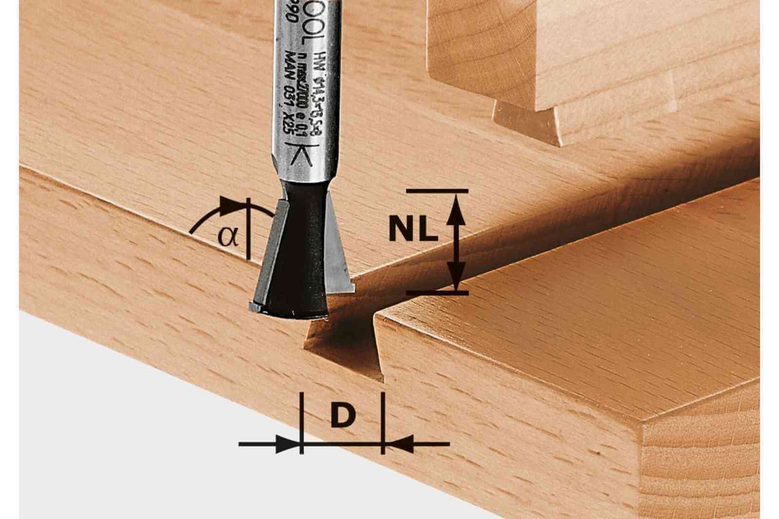 Фреза ласточкин хвост