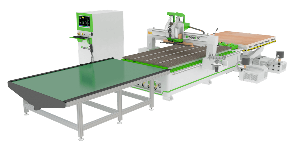 Фрезерный станок с системой загрузки и выгрузки материала Фрезерный станок с системой загрузки и выгрузки материала
