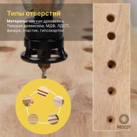 Зенкер с ругулируемым ограничителем D=9.5 d1=2.8 S=6.3 PROCUT CS101.952402