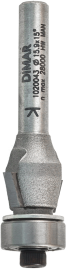 Фреза Dimar 1020043 фаска угловая 15° D15,9x6,3 L53 подшипник, хвостовик 6