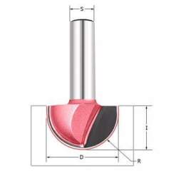 Фреза пазовая полукруг (чаша) Z=2 R=15.87 D=31.75x19.05x58 S=12 PROCUT 203251P