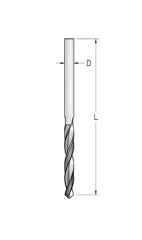 Сверло WPW DR02400 2,4мм универсальная спираль L57 HSS Din 388 шлифованное