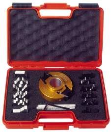 СМТ Комплект фрезы насадной F=30 D=100 (алюм.) 7 ножей SP +7 огранич. (кейс) 693.013.01