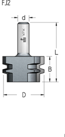 Фреза WPW FJ20002 для продольного сращивания D47 B28 хвостовик 12