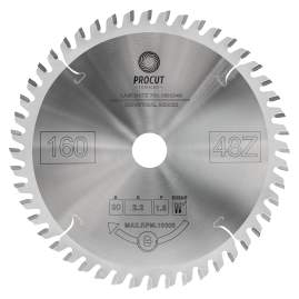 Пила дисковая для ламината, МДФ 210x30x2.4/1.6 Z=60 TFZ PROCUT 755.2103060