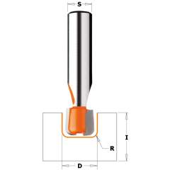 СМТ Фреза по иск.камню пазовая S=12 D=15,87x12,7 R=3,17