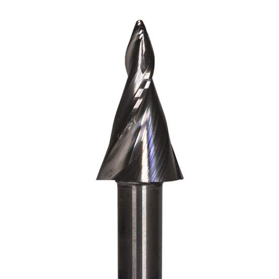 Фреза N2KLX06-1.5-22a28 (L1-50 мм, L2-22 мм, D1-1.5 мм, D2-6 мм)