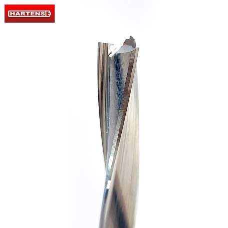 2810 HARTENSE Цилиндрическая спиральная трехзаходная фреза с удалением стружки вверх HT55 OS3UPF-10.0-10.0-60-125 (L1-125 мм, L2-60 мм, D1-10 мм, D2-10 мм)