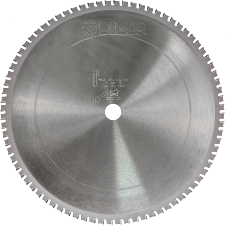 Пила Dimar 90210055 по стали D305x25,4x2,2 Z80 сухой рез