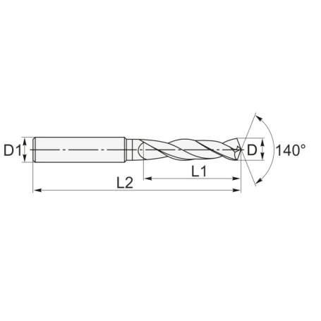 Сверло твердосплавное D-20,0 мм, TiSiN, DIN6535 3D.2000.D20.0 RODMIX 10403200020