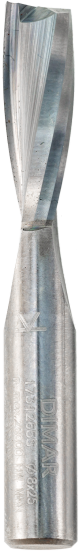 Фреза Dimar 1734265S спиральная Z2 плавная спираль D8x25 L60 стружка ВНИЗ хвостовик 8  для дерева (L1-60 мм, L2-25 мм, D1-8 мм, D2-8 мм)