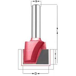 Фреза прямая для выравнивания дна Z2 D=22x12x50 S=8 PROCUT 111.2212BC
