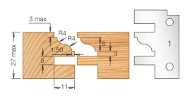 Нож Dimar 3108656 твердый сплав 40x26x2