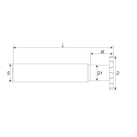 Фреза DJTOL HSSKX253.0