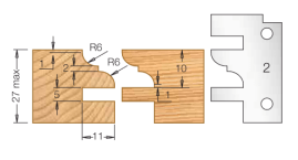Нож Dimar 3108666 твердый сплав 40x26x2