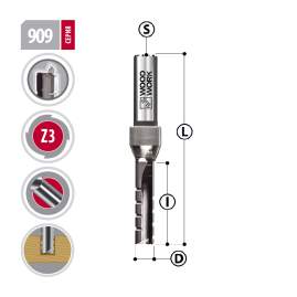 Фреза монолитная пазовая Z=3 6х26х8 909.0626.08 Woodwork