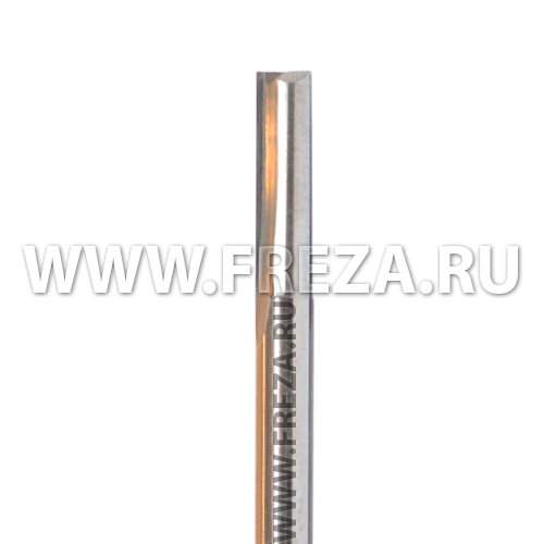 Фреза Greentools 6x17x70 Z2 прямая (L1-70 мм, L2-17 мм, D1-6 мм, D2-6 мм)