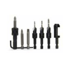 Комплект WPW QCS1104 зенковок оправок конических AS02504S, AS03004S, AS04004S и патрон быстросменный QCH6306 шестигранный хвостовик
