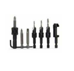 Комплект WPW QCS1104 зенковок оправок конических AS02504S, AS03004S, AS04004S и патрон быстросменный QCH6306 шестигранный хвостовик