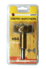 Сверло для дерева 54 мм, Форстнера, блистер Энкор 19170