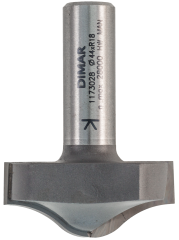 Фреза Dimar 1173029 радиусная V острая R18,3 врезная D44,5x18,3 L56,3 хвостовик 12