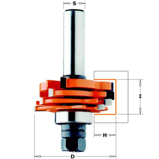СМТ Фреза пазовая наборная Z3 S=12,7 D=47,6x18 800.506.11 (L1- мм, L2-17.46 мм, D1-47.6 мм, D2-12.7 мм)