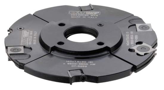 СМТ Фреза пазовая регулир. F=40 D=160x4-15 насадная (сталь) смен.ножи HM (кейс) 694.001.40 (L1- мм, L2-15 мм, D1-160 мм, D2- мм)