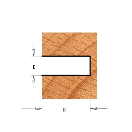 Фреза концевая CMT-contractor пазовая Z2 с державкой (подш. и гайка) S=8 D=40x6 K922-360A (L1- мм, L2-6 мм, D1-40 мм, D2-8 мм)