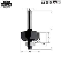 Фреза концевая CMT-contractor внешн.радиус R=12,7 (нижн. подш.) S=8 D=38,1x15,5 K937-380