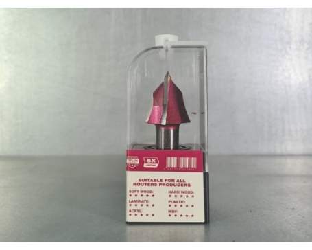 Фреза пазовая c углом 90гр. S=12 D=31,7x25,5x57 PROCUT 200265P (L1-57 мм, L2-25.5 мм, D1-31.7 мм, D2-12 мм)