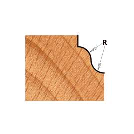 Фреза концевая CMT-contractor фасочная (Римская) (нижн. подш.) S=8 D=28,7 R=4 K940-286