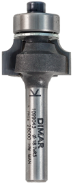 Фреза Dimar 1099043 фаска радиусная R3 D18,7x9,5 L49,5 подшипник, хвостовик 6