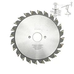 Пильный диск с PCD зубьями 120x2,8/3,6x20 Z=12+12 Woodwork 20.120.24
