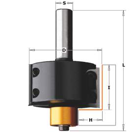 СМТ Фреза четвертная (нижн. подш.), смен.ножи HM Z2 S=12,7 D=50,8x28 660.991.11