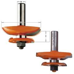 СМТ Фреза филеночная (A1) двусторонняя S=12,7 D=63,5 890.534.11