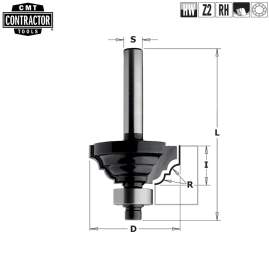 Фреза концевая CMT-contractor фасочная (Римская) (нижн. подш.) S=8 D=42,8x18,5 K941-430