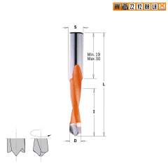 Сверло HW для присадочного станка 10x35x70 Z=2+2 S=10x30 LH CMT 311.100.42