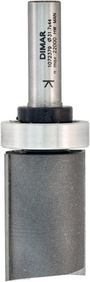 Фреза Dimar 1072379 копировальная D31,8x44,5 L98 хвостовик 12 (L1-98 мм, L2-44.5 мм, D1-31.8 мм, D2-12 мм)