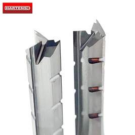 1339 HARTENSE Цилиндрическая трехзаходная фреза без удаления стружки со стружколомом впайка рабочей части HT55OP3WOF-8.0-12.0-30.5-80