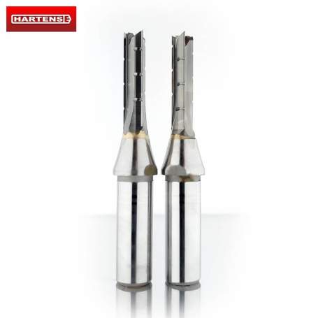 1339 HARTENSE Цилиндрическая трехзаходная фреза без удаления стружки со стружколомом впайка рабочей части HT55OP3WOF-8.0-12.0-30.5-80 (L1-80 мм, L2-30.5 мм, D1-8 мм, D2-12 мм)