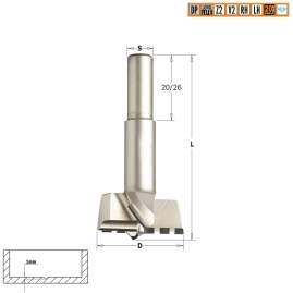 Сверло чашечное DP 15x10x26 d=15 I= L=70 Z=2+2 LH CMT 369.150.62