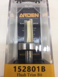 Фреза обгонная (верхний подшипник) Z=2  D=10x25x65 S=8 (Подш D=22 B=8 I=7) ARDEN 152801B