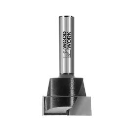 Фреза прямая в врезным зубом D=25,4 I=10 L=51 S=8мм Woodwork 917.2510.08