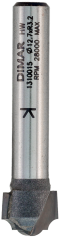 Фреза Dimar 1310015 псевдофиленка классика R2,5 врезная D12,7x10,5 L51 хвостовик 8