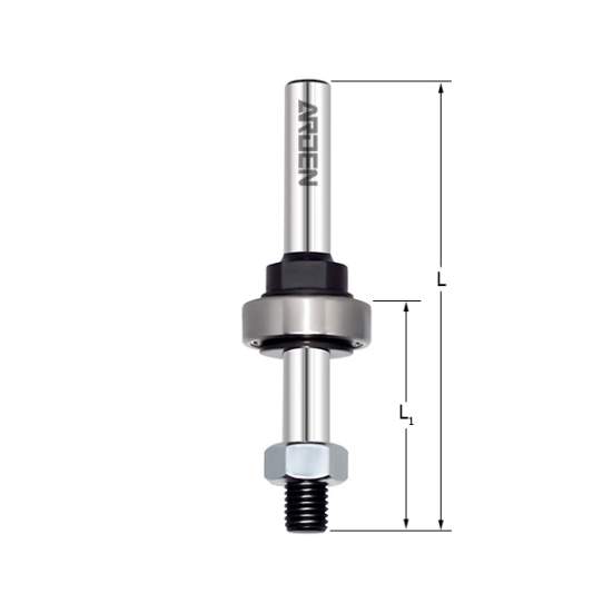 Державка для фрезы дисковой с подшипником (крепление гайкой) L1=26 Lоб=67,5 S=8x32 ARDEN 707851 (L1-67.5 мм, L2- мм, D1- мм, D2-8 мм)