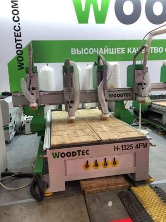 Фрезерно-гравировальный станок с ЧПУ WoodTec H 1325 4FM