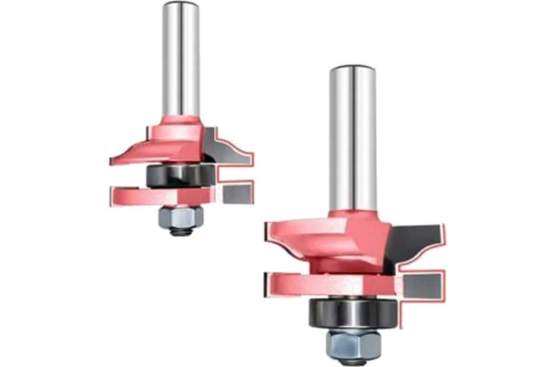 Комплект 2 фрезы (Мебельная обвязка) Z=2 D=41x19.1-25.9 h=9.5 (L=71) S=12 (подш=22мм) PROCUT 409271P (L1- мм, L2- мм, D1- мм, D2- мм)