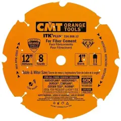 Диск пильный 305x25,4x2,2/1,6 12° TCG Z=8 (DIA) CMT 236.008.12